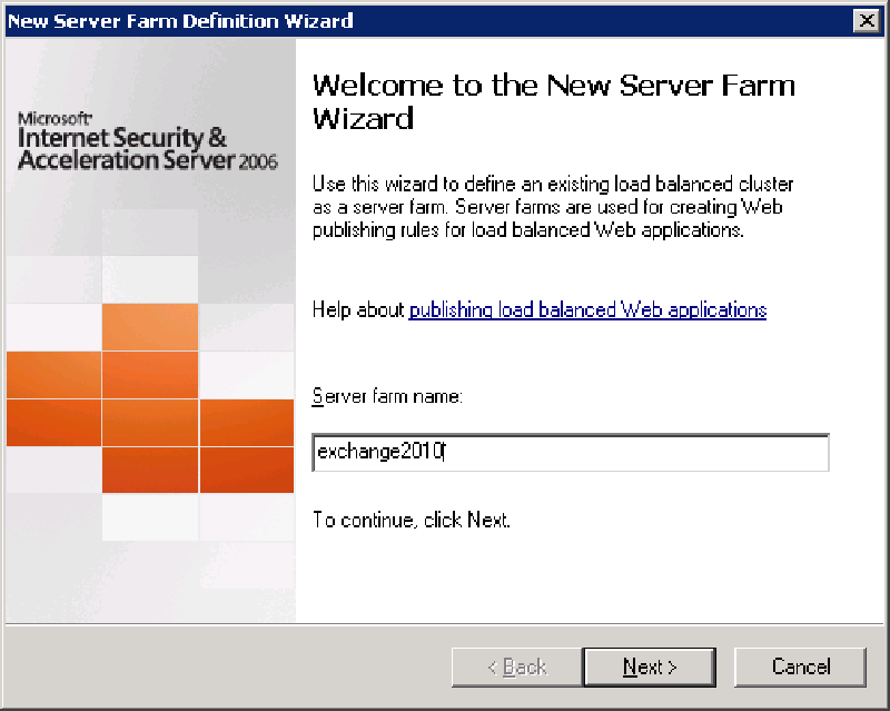 Name the new Web Farm