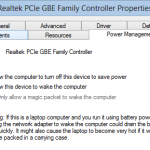 Allow This Device To Wake The Computer Disabled