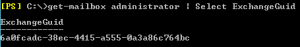 Fetching Mailbox GUID Value From Powershell