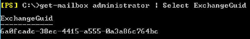 Fetching Mailbox GUID Value From Powershell