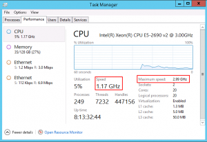 e5-2690v2 at half speed