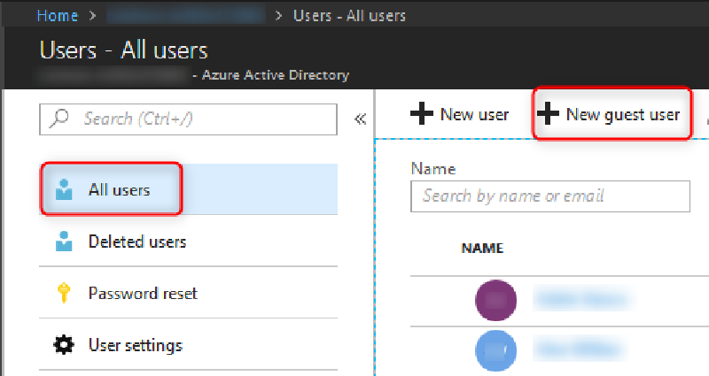 Azure AD creating a guest